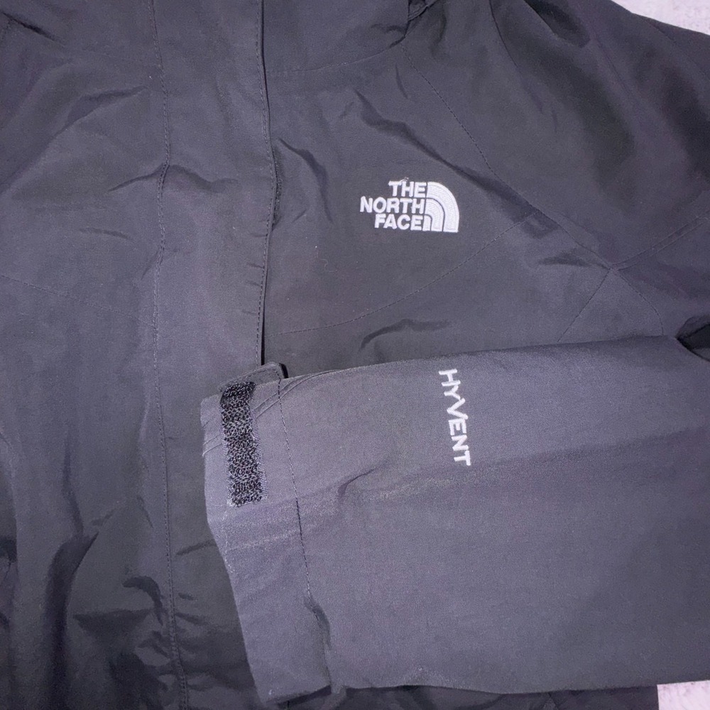 The North Face Jacket Womens Small Hyvent Black 3 In 1 Triclimate Fuzzy Coat - Picture 6 of 16